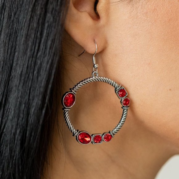 NWT Glamorous Garland Red Earrings